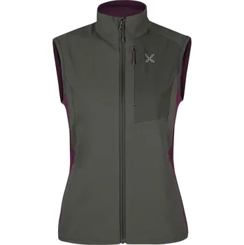 Dámská vesta MONTURA Peak Vest Woman, Verde Salvia/Vinaccia velikost: S