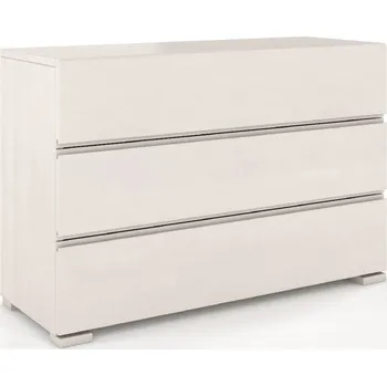 Komoda Skandica Komoda VESTRE 3 šuplíky, borovice (Barva: Bílá)