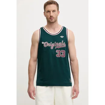 Pánské tričko Tričko adidas Originals OG Jersey JM9954 zelená 79X, vel. M
