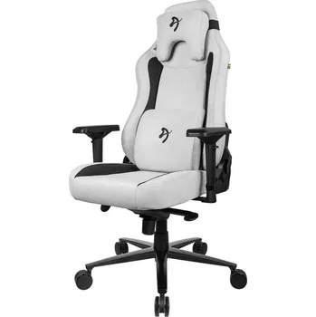 AROZZI herní židle VERNAZZA Supersoft Fabric Light Grey/ světle šedá