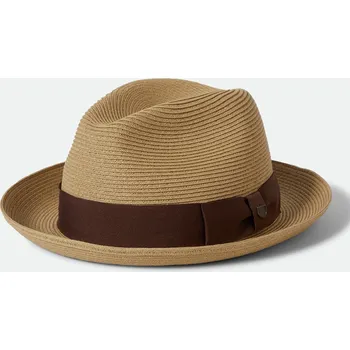 Klobouk BRIXTON klobouk - Horton Cb Packable Fedora Dark Tan/Light Brown (DKTLB)