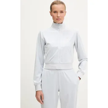 Pánská móda Velurová mikina Guess COUTURE V3BQ22.K0232 modrá 55X, vel. L