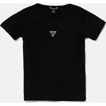 Dívčí oblečení Dětské tričko Guess J5YP03.KB1O1.9BYA černá 99X, vel. 167