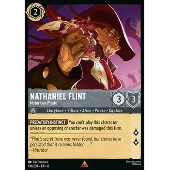 Karetní hra Nathaniel Flint 196/204 - Reign of Jafar Typ karty: Standard