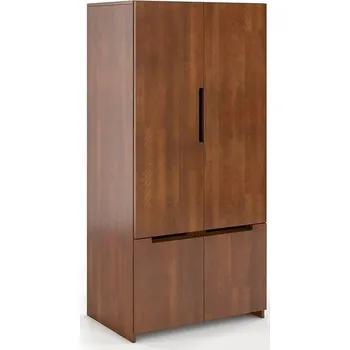 Komoda Visby Šatní skříň Bergman 2D4S, buk (Barva: Ořech)