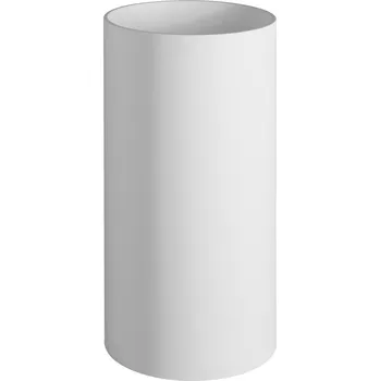 Umyvadlo Sapho ALTONA umyvadlo volně stojící, litý mramor, průměr 43,5x85cm, kryt výpusti, bílá mat