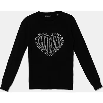 Dívčí oblečení Dětský svetr Guess J5YR06.Z2NQ2.9BYA černá 99X, vel. 122-125