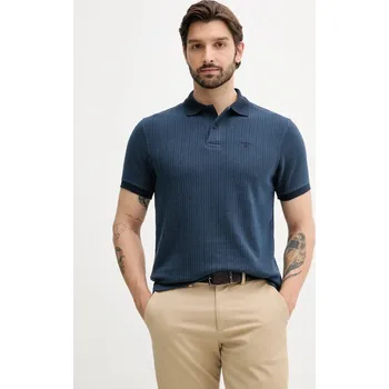 Pánské tričko Polo tričko Barbour HARDWORTH pánské, tmavomodrá barva, MML1485 59X, vel. S