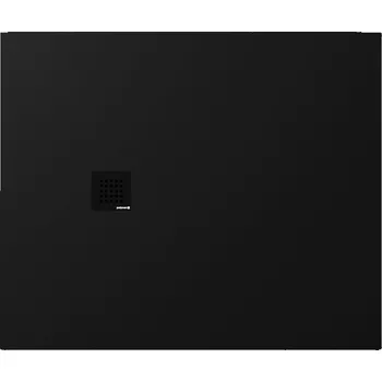 Sprchová vanička Polysan TRENECA vanička z litého mramoru s možností úpravy rozměru, 120x100cm, černá mat