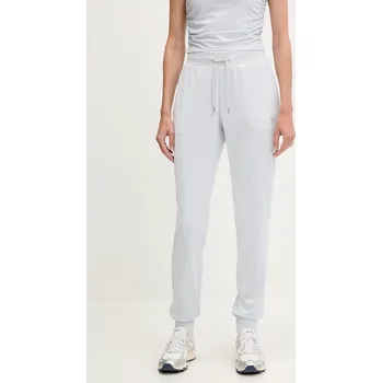 Dámské kalhoty Velurové teplákové kalhoty Guess COUTURE V3BB27.K0232 modrá 50X, vel. M
