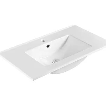 Umyvadlo Sapho SLIM keramické umyvadlo, nábytkové, 80x46,5cm, bílá