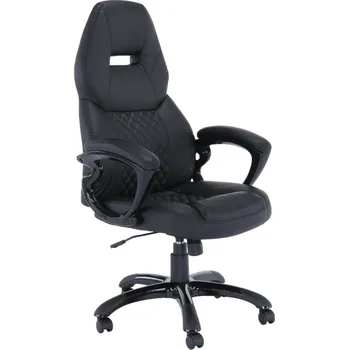 Tempo Kondela Kancelářské křeslo, ekokůže černá, HEVYR