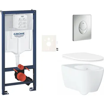 Klozet Grohe Závěsný wc set do lehkých stěn / předstěnová montáž Essence SIKOGRSESSAP00