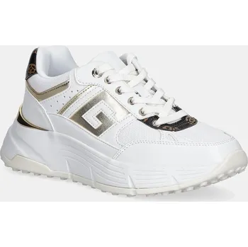 Oblečení a móda Tenisky Guess FONZI FLTFON.FAB12.WHIBR bílá 00X, EUR 41