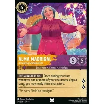 Sběratelská karetní hra Alma Madrigal 034/204 - Reign of Jafar Typ karty: Standard