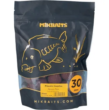 Boilies MIKBAITS BIG boilie 300g Spiceman - Pikantní švestka 30mm