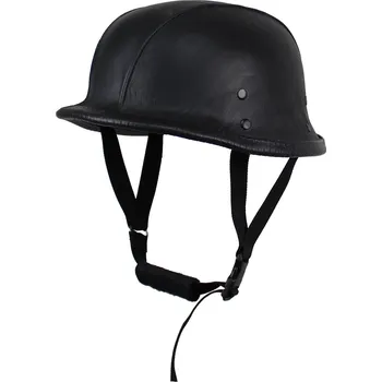 Helma na motorku Sodager Retro otevřená moto helma ADH-011 (Velikost: 3XL (65-66), Barva: černá)