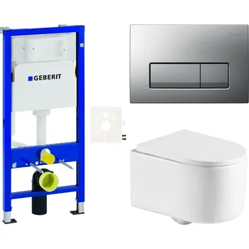 Klozet Siko Závěsný wc set do lehkých stěn / předstěnová SAT GESREX72D50