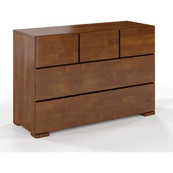 Komoda Visby Komoda Sandemo 3+2, buk (Barva: Ořech)