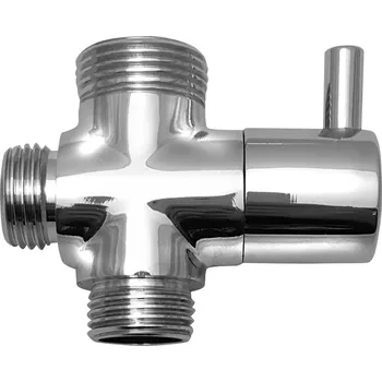 Aqualine Přepínač sprchového sloupu M1/2"-M1/2"xM3/4", chrome