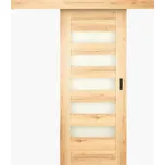 Naturel Interiérové dveře Accra posuvné 80 cm dub natura ACCRACPLDN80PO + posuvný systém