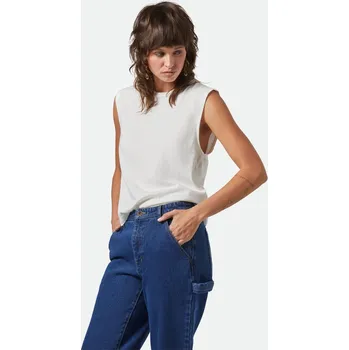 BRIXTON tílko - Carefree Organic Gd Muscle Tan Off White (OFFWH)