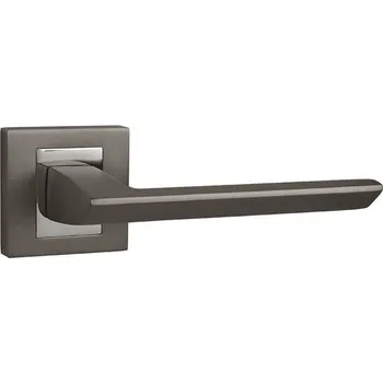 Dveřní kování Naturel Klika Jasper titan, bez spodní rozety JASPERHRTBEZ