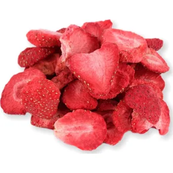 Sušené ovoce Jahody lyofilizované plátky 100 g VIA NATURAE