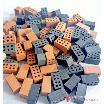 Dekorace do akvária Keramické cihličky 5ks