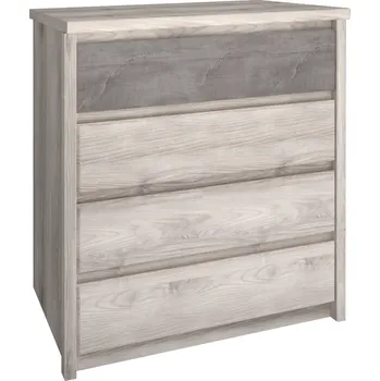 Komoda Tempo Kondela Komoda 4S, kaštan nairobi/onyx, JESI NEW