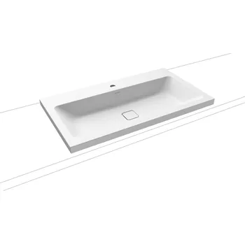 Umyvadlo Kaldewei Umyvadlo na desku Cono 3084 90x50 cm alpská bílá otvor pro baterii, bez přepadu 902006013001
