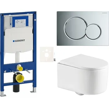 Klozet Siko Závěsný wc set do lehkých stěn / předstěnová SAT GESREX72S01CR