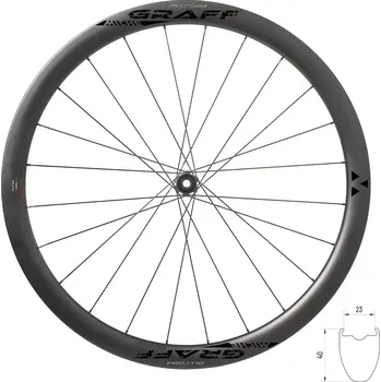 Zapletené kolo kola gravel MICHE GRAFF ALLROAD SH 40 plášťová