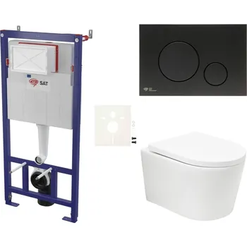 Siko Závěsný wc set do lehkých stěn / předstěnová SAT BREVIS SSBRTOR68K