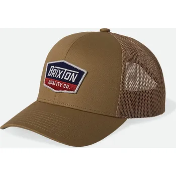 Kšiltovka BRIXTON kšiltovka - Regal Netplus Mp Trucker Hat Khaki/Khaki (KHKHI)