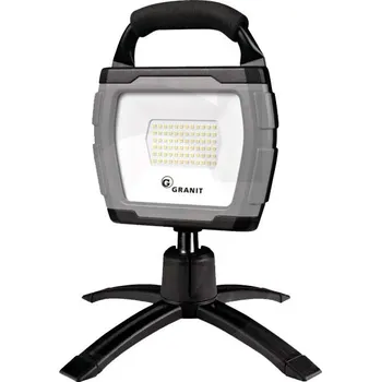 Dílenské montážní lehátko LED pracovní světlo aku BEX 3000 Granit Black Edition s výstupem pro nabíjení telefonu