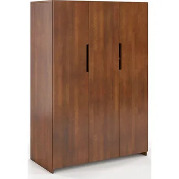 Komoda Visby Šatní skříň Bergman 3D, buk (Barva: Ořech)