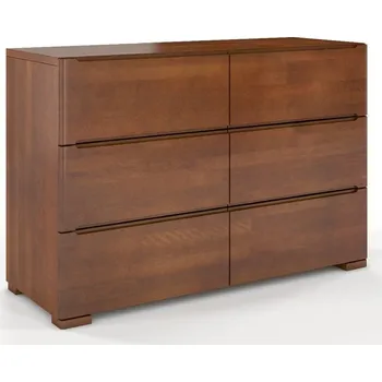 Komoda Skandica Komoda SPARTA, buk, 6 šuplíků (Barva: Ořech)