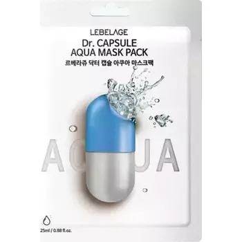Pleťová maska Lebelage maska Dr. Capsule Aqua Mask Pack 28ml
