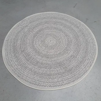 Koberec SPOLTEX Venkovní koberec STAR rozeta šedá 120 x 120 cm