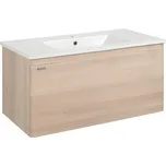 Naturel Koupelnová skříňka s umyvadlem Ancona 100x45x46 cm akácie ANCONA2100DV