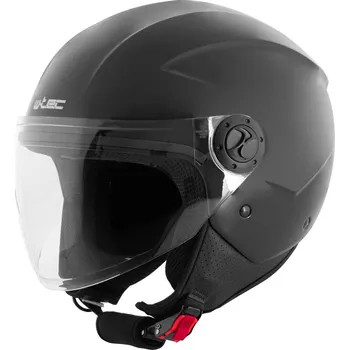 Helma na motorku W-tec Otevřená přilba Bareiro (Velikost: L (59-60), Barva: černá lesk)