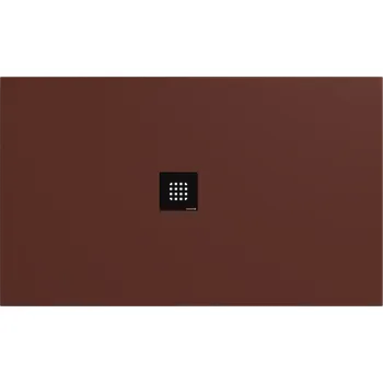 Sprchová vanička Polysan FLEXIA vanička z litého mramoru s možností úpravy rozměru, 150x90cm, hnědá mat