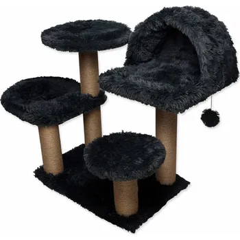 Magic cat Škrabadlo/Odpočívadlo Milano černé 75x65x108cm