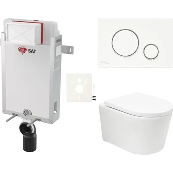 Klozet Siko Závěsný wc set k zazdění SAT BREVIS SZBRTOR70