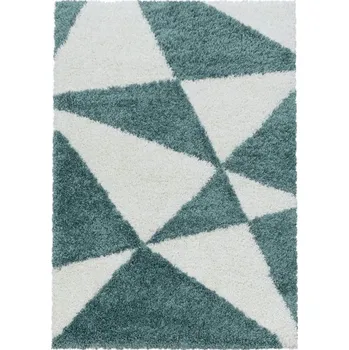 Koberec Vopi Kusový koberec Tango shaggy 3101 blue (Varianta: 240 x 340 cm)