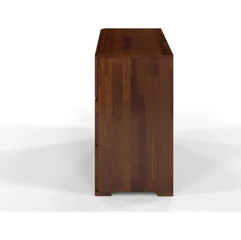 Komoda Visby Komoda Sandemo 2+2, borovice (Barva: Ořech)