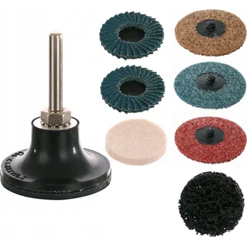 Brusný kotouč Brusné kotouče 50 mm plst, brusné rouno, lamelový kotouč, stopka 6 mm, bruska, vrtačka