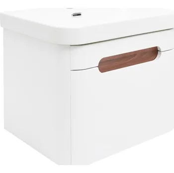 Ložnice Swiss aqua technologies Koupelnová skříňka s umyvadlem SAT Fusion 57,5x43x45 cm bílá matná mat SATFUSION60WMW