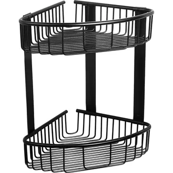 Sanela Rohová polička černá SLZD28N